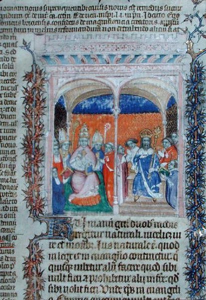 Ms 1290 Der Papst und der König, aus 