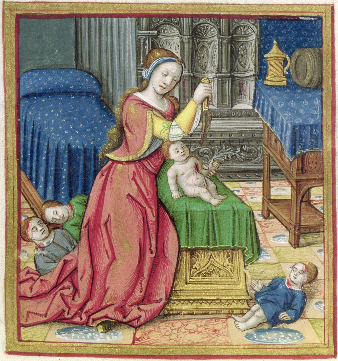 Ms 17 Athaliah (gest. 837 v. Chr.) aus Vie des Femmes Celebres, ca. 1505 von French School