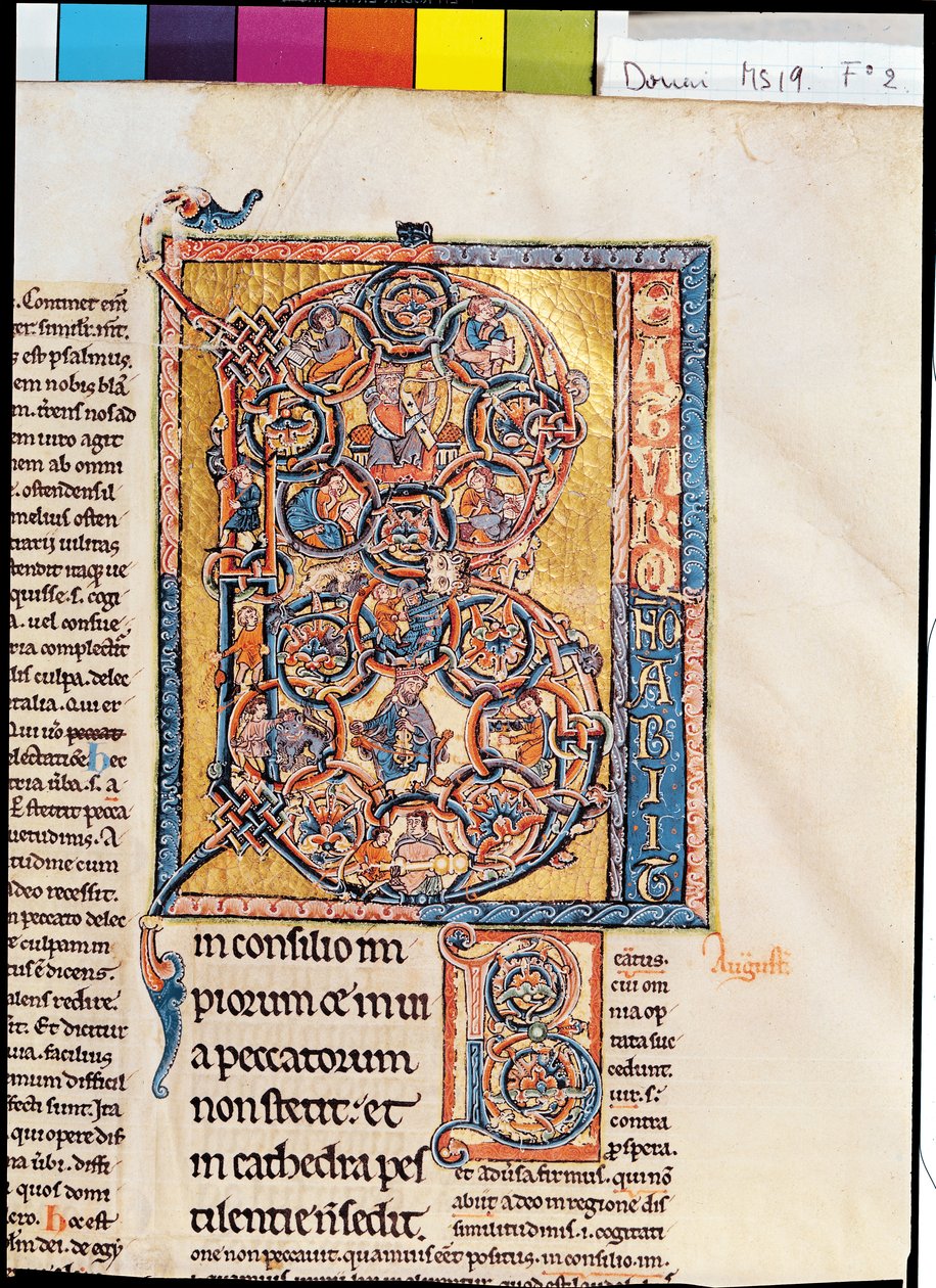 Ms 19 fd2 Historisierte Initiale 