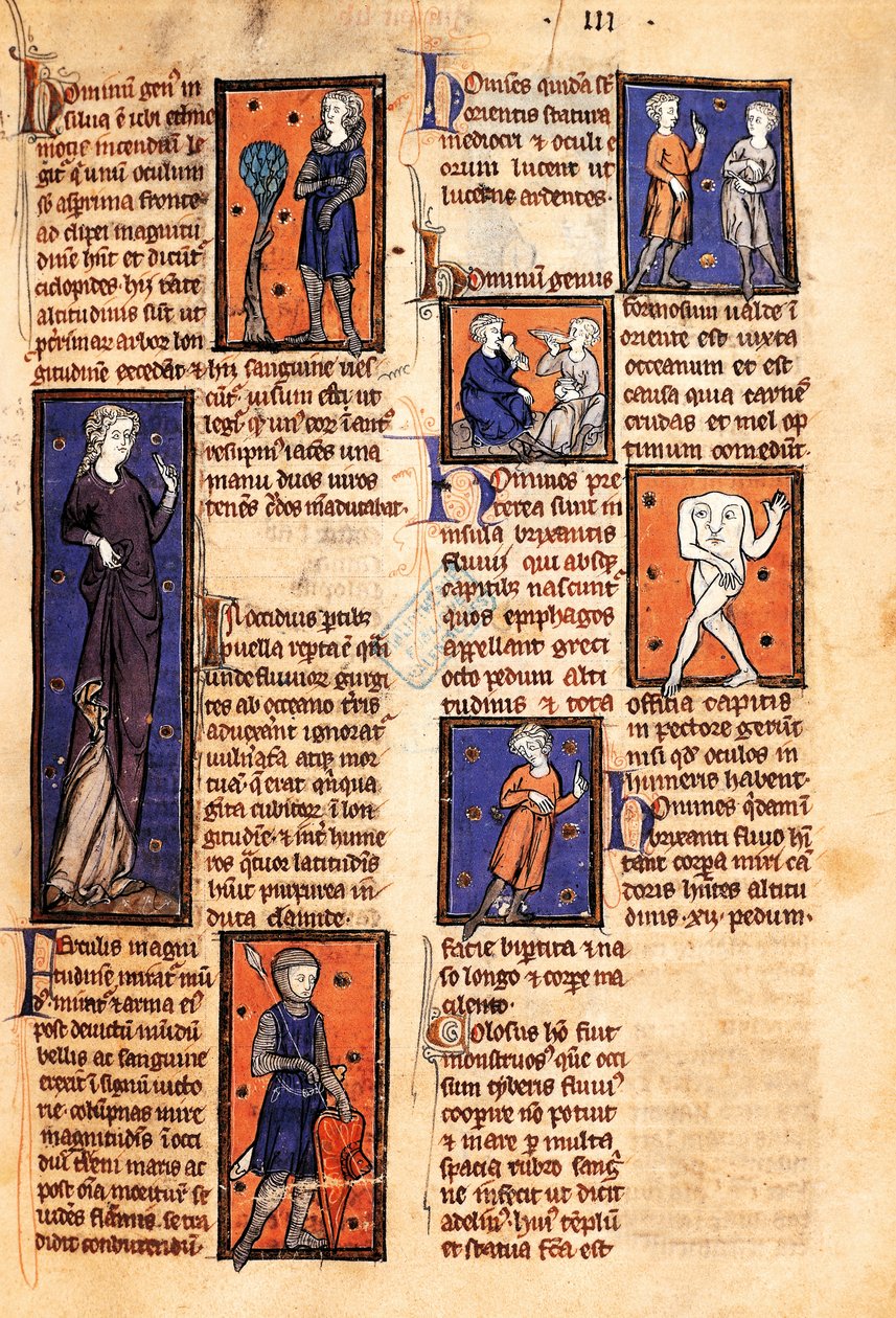 Ms 320 Fol.46r Monster, aus 