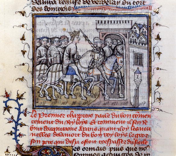 Ms 783 St. Louis (1215-70) von Frankreich (Pergament) von French School