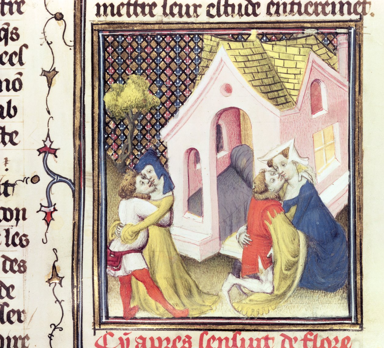 Die unzüchtigen Frauen, aus De Claris Mulieribus, von Giovanni Boccaccio (1313-75) von French School