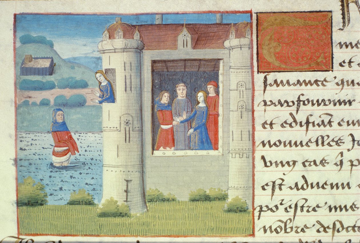Heirat, aus Les Cent Nouvelles Nouvelles, 1462 von French School