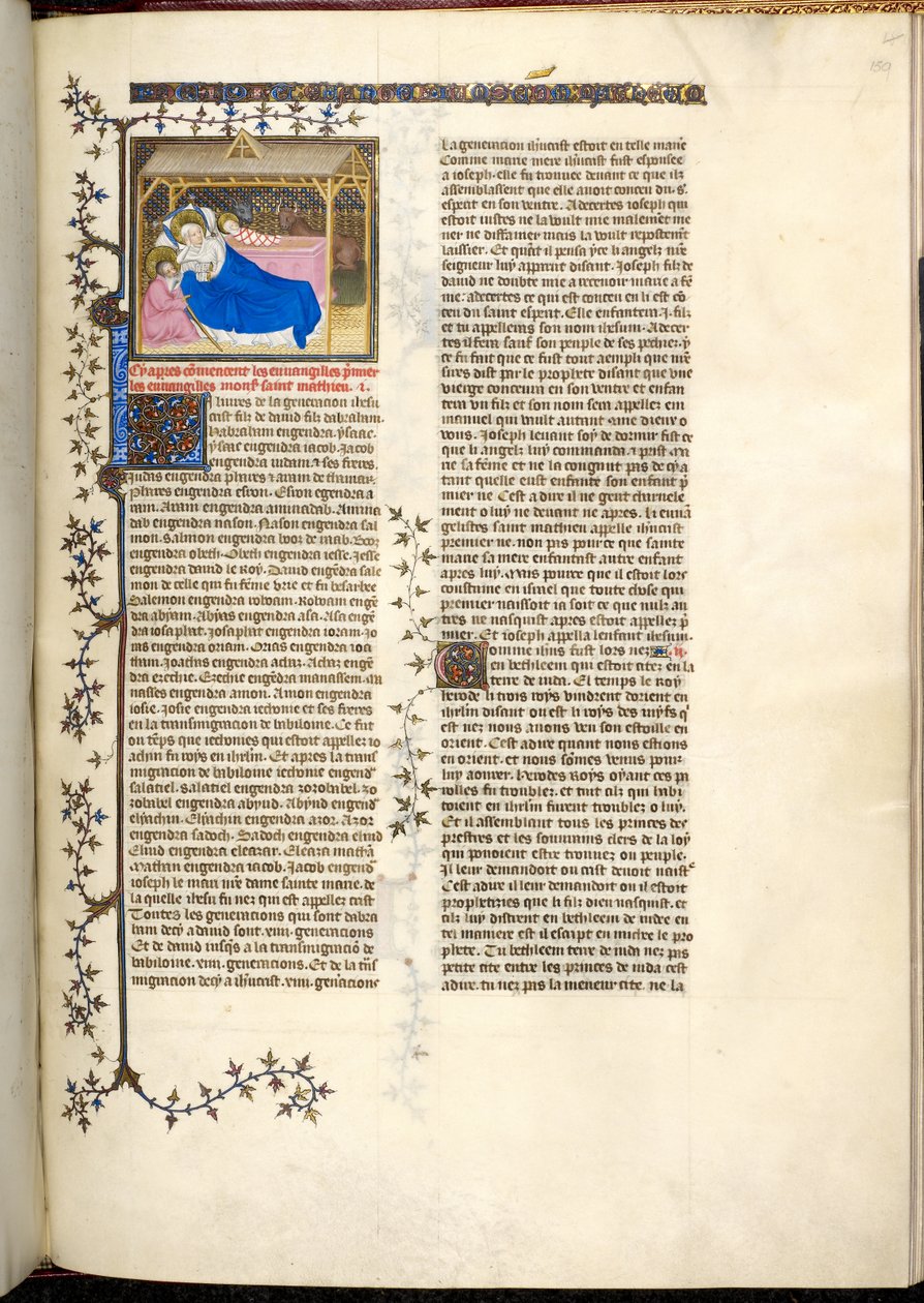 Geburt Christi, um 1403-1404 von French School