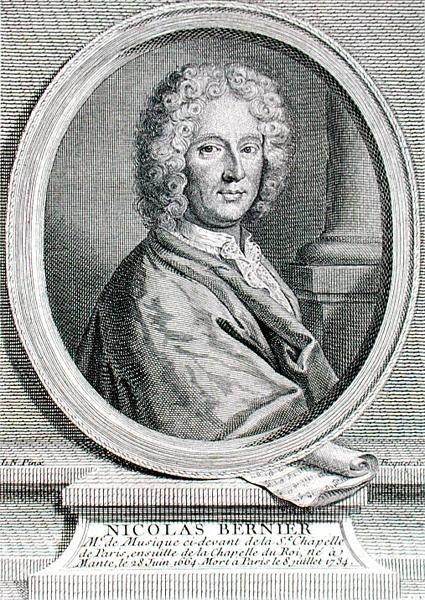 Nicolas Bernier (1665-1734), graviert von Etienne Fiquet (1719-94) von French School