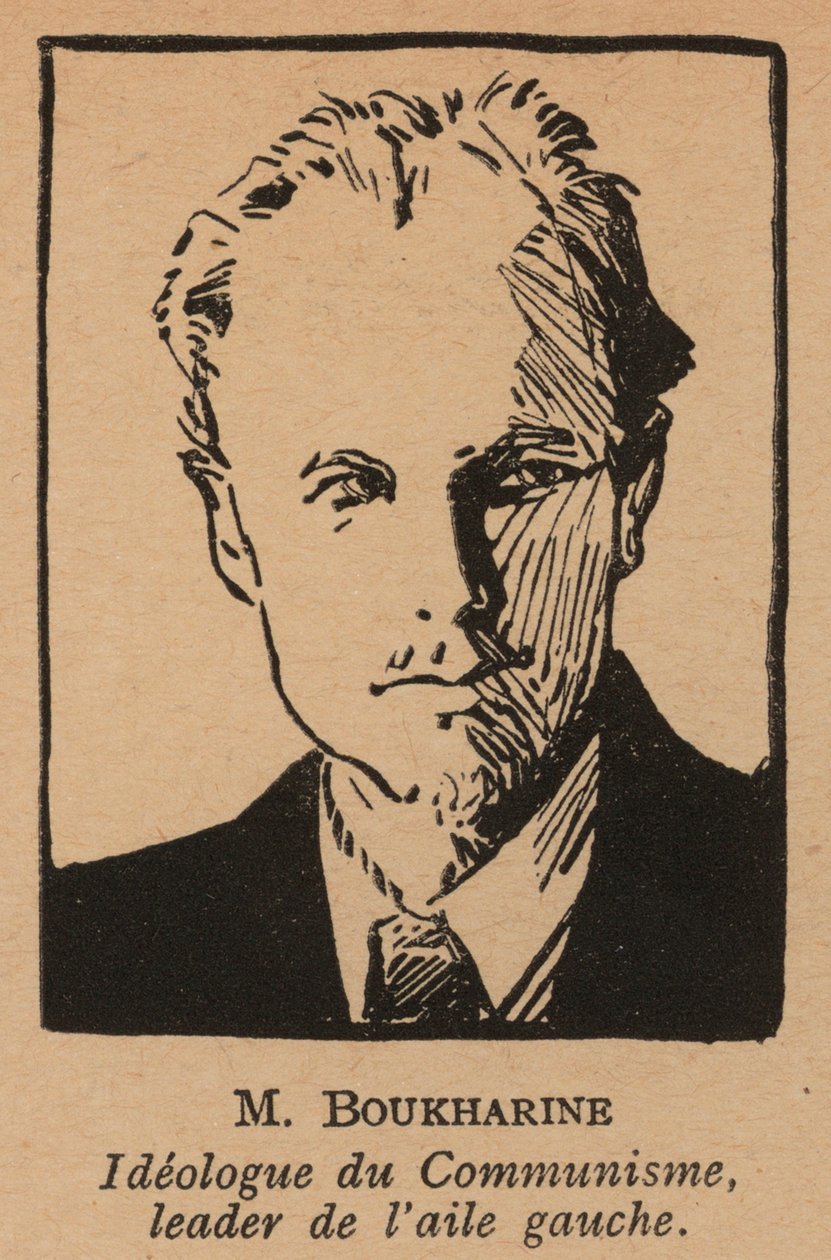 Nikolai Bucharin, russischer bolschewistischer Revolutionstheoretiker und Politiker von French School