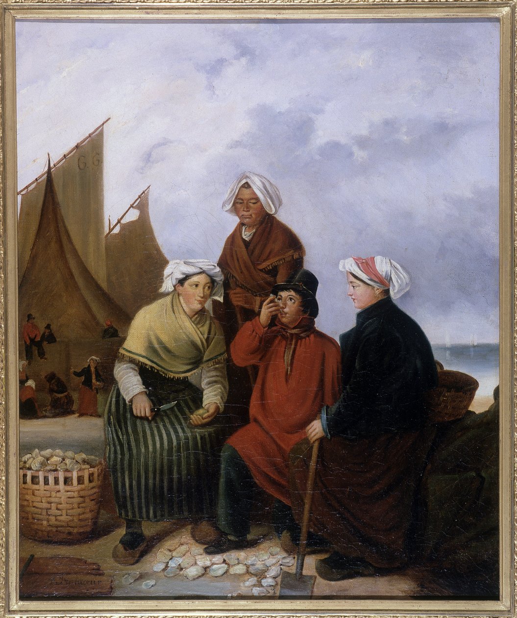 Normandie, Austernverkostung - Öl von Francoeur von French School