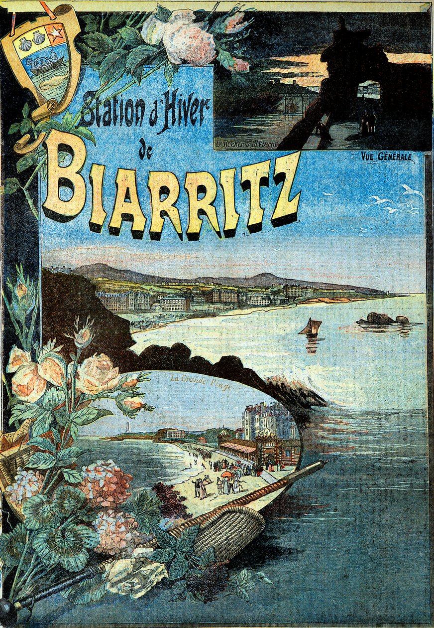 Paris-Orléans Eisenbahngesellschaft (PO) - Biarritz Winterstation von French School