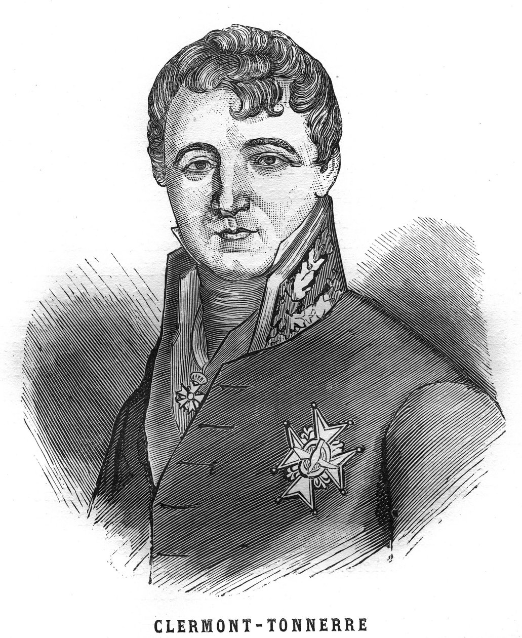 Porträt von Aime Marie Gaspard de Clermont-Tonnerre (Clermont Tonnerre von French School