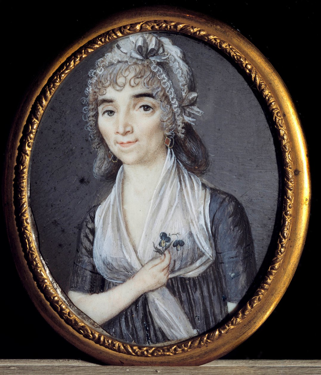 Porträt von Albertine Marat, Schwester von Jean-Paul Marat von French School