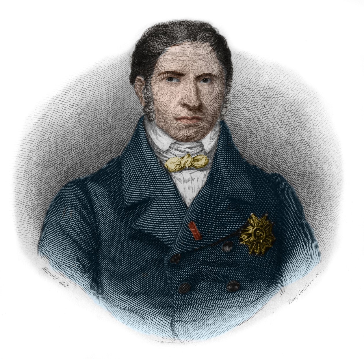 Porträt von Andre Marie Jean Jacques (Jean-Jacques) Dupin (1783-1865) (genannt Dupin der Ältere), französischer Anwalt und Politiker. Private Sammlung von French School