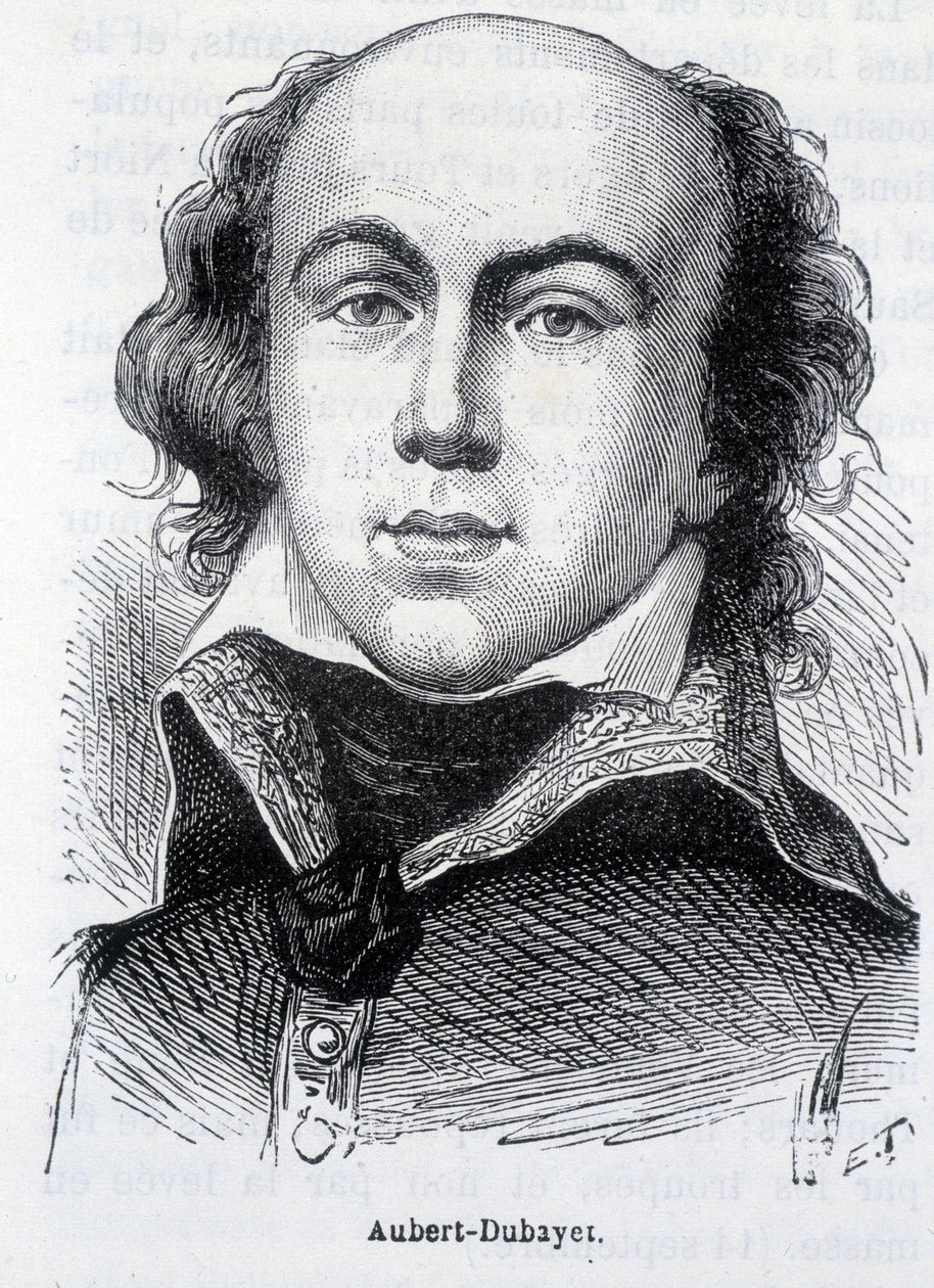 Porträt von Annibal Aubert Dubayet (1759-1797), Militär und Politiker der Französischen Revolution - in „L