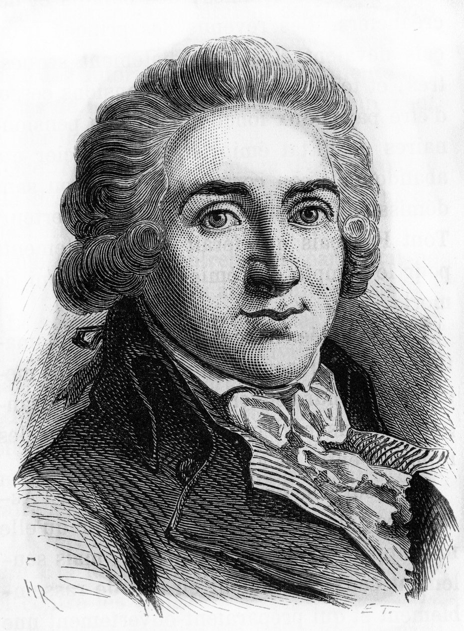 Porträt von Armand Gensonné (1758-1793), Abgeordneter der Konvention. Gravur aus dem späten 19. Jahrhundert. von French School