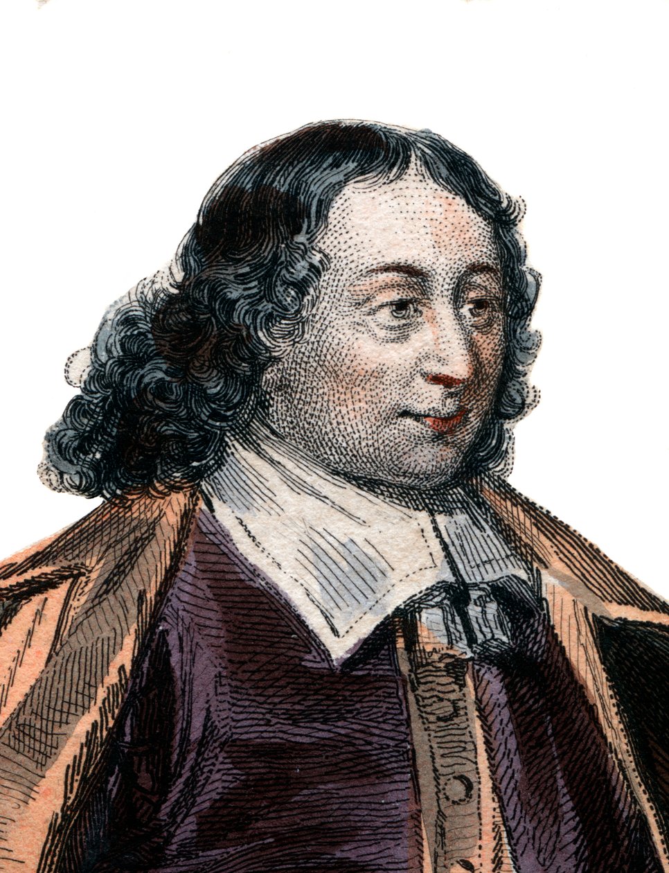 Porträt von Blaise Pascal (1623-1662), französischer Mathematiker und Schriftsteller von French School