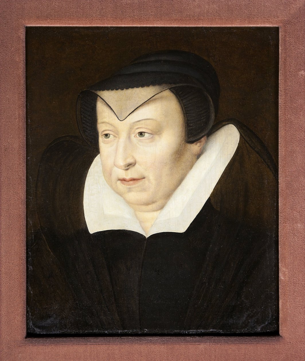Porträt von Catherine de Medici von French School