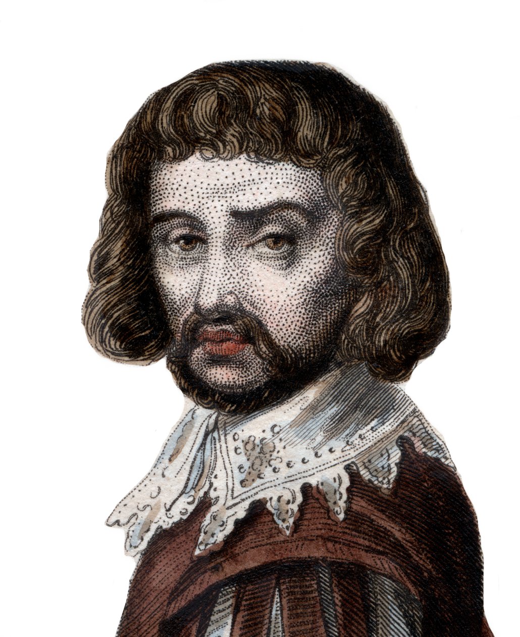 Porträt von Claude Gellée genannt Le Lorrain (1600-1682), französischer Maler von French School