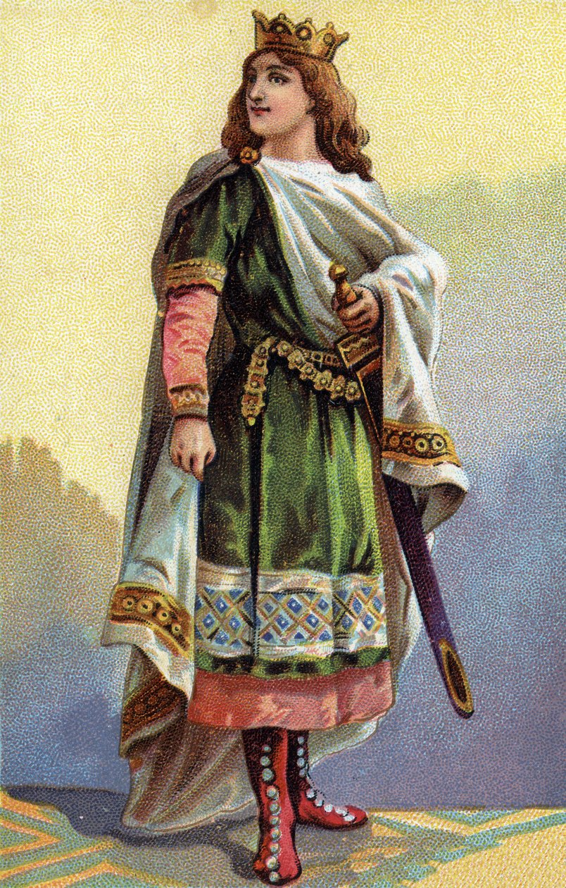 Porträt von Chlothar III., König der Franken von French School