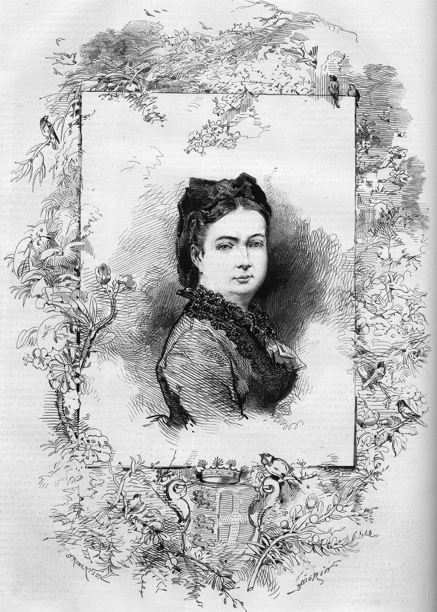 Porträt von Elisabeth von Mac Mahon (geb. Elisabeth de La Croix de Castries). von French School