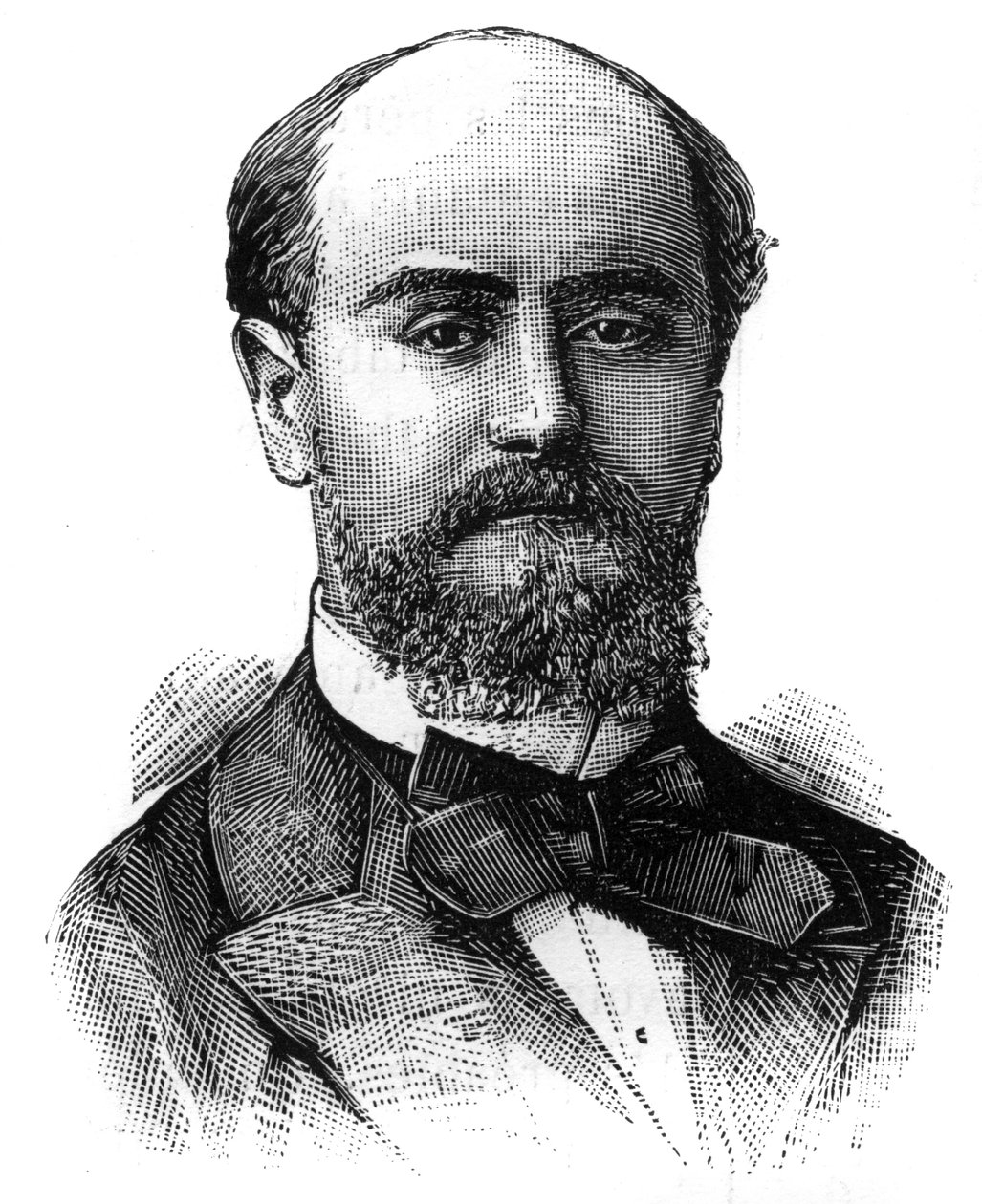 Porträt von Felix Granet (1849-1936), französischer Politiker. Gravur in „Le Monde Illustré“, 16. Januar von French School