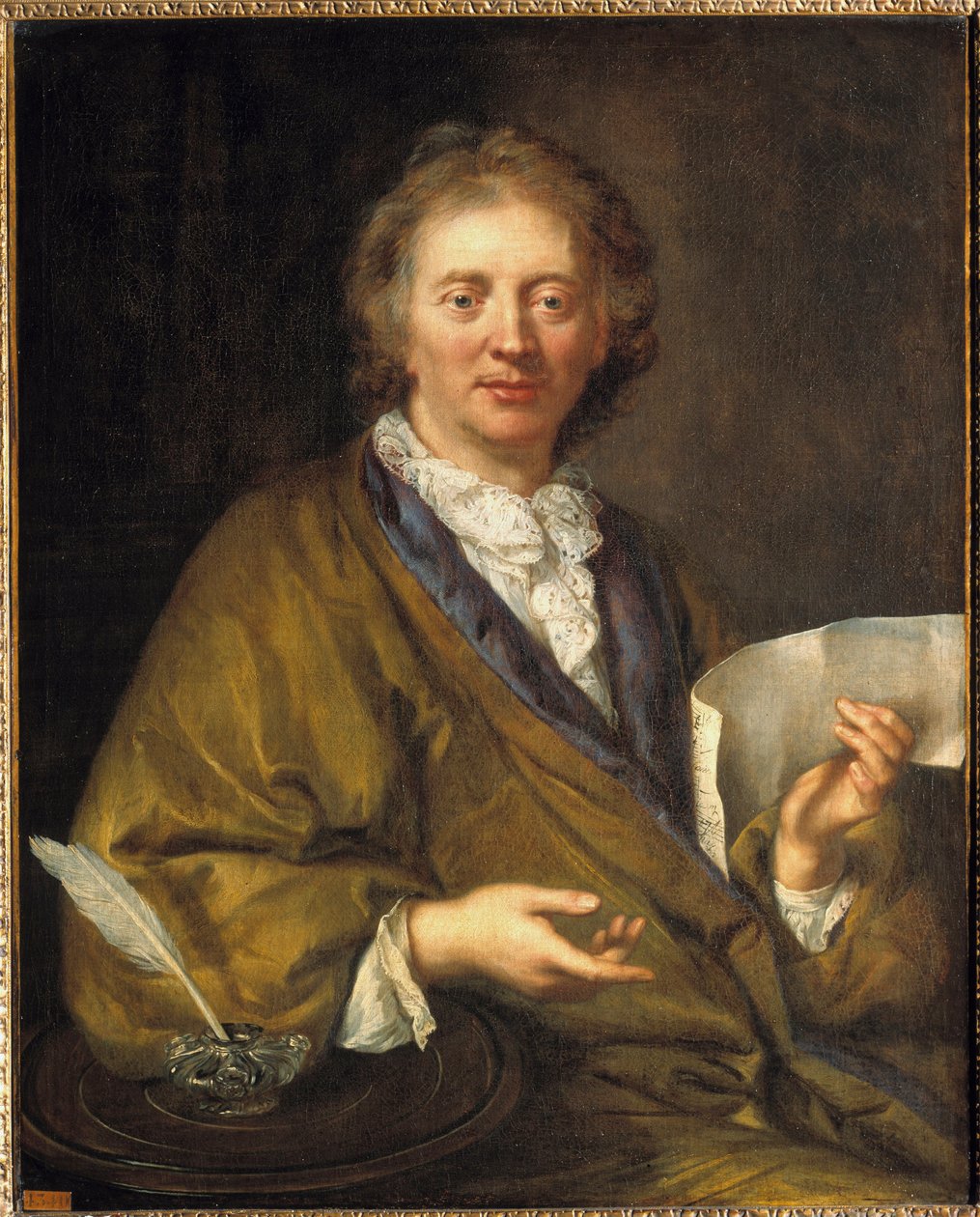 Porträt von François Couperin, genannt Couperin der Große, französischer Komponist und Organist von French School