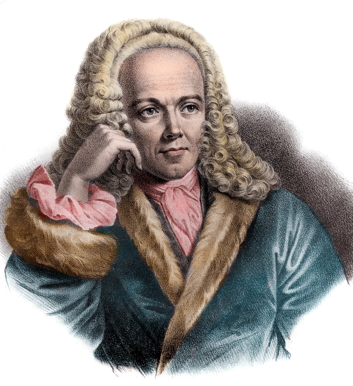 Porträt von François Quesnay (1694-1774), französischer Arzt und Ökonom von French School