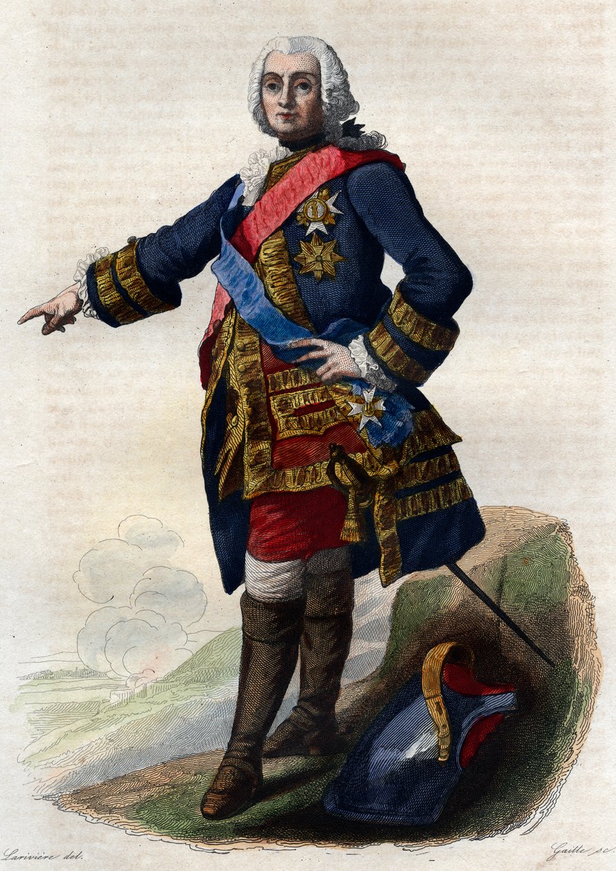 Porträt von Francois de Chevert (1695-1769), französischer General von French School