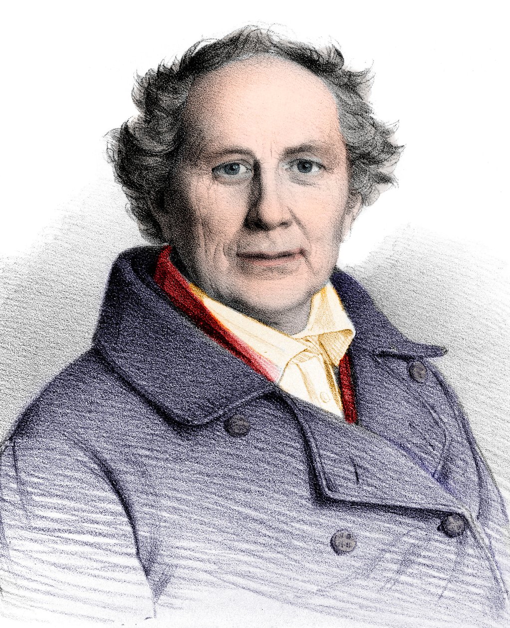 Porträt von Friedrich Wilhelm August Argelander (1799-1875), deutscher Astronom von French School