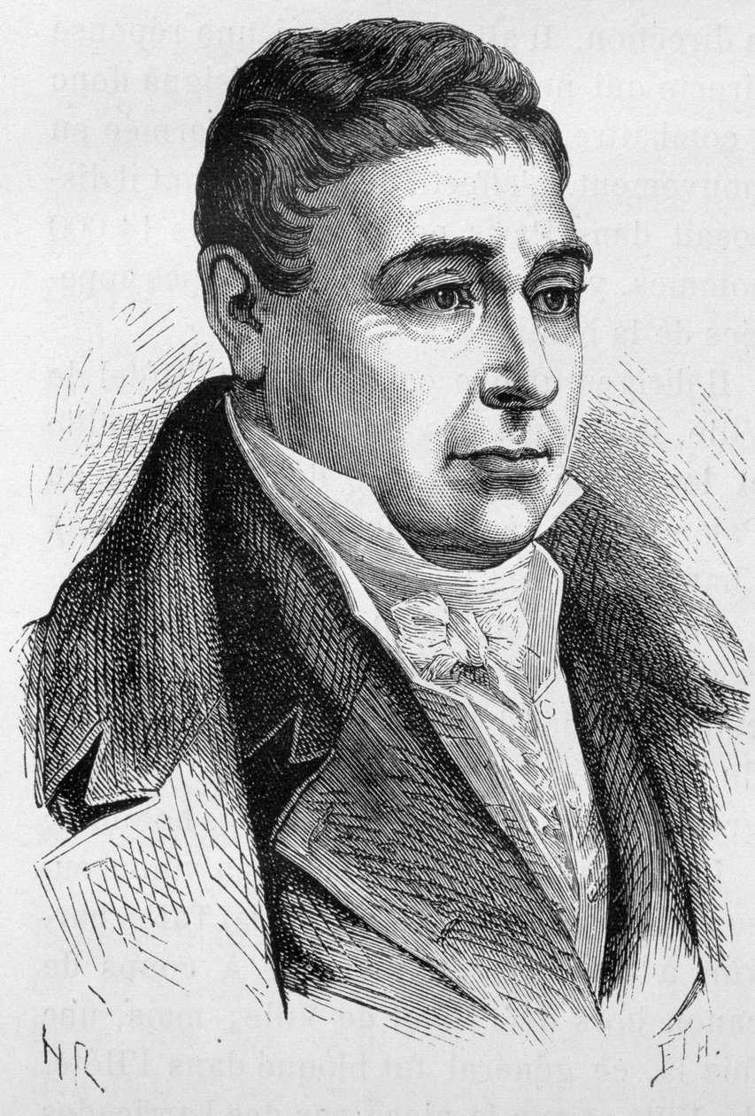 Porträt von General La Fayette (Lafayette) (1757-1834) - in „L