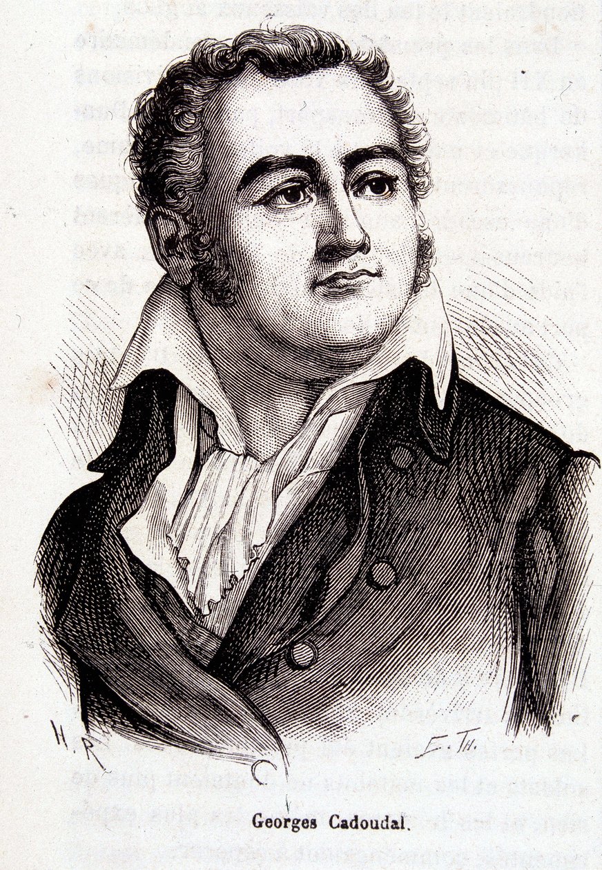 Porträt von Georges Cadoudal - Gravur von French School