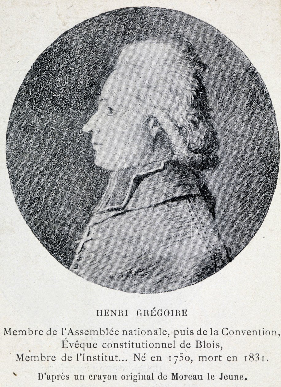 Porträt von Henri, bekannt als der Abbé Grégoire (1750-1831), französischer Geistlicher und Politiker von French School