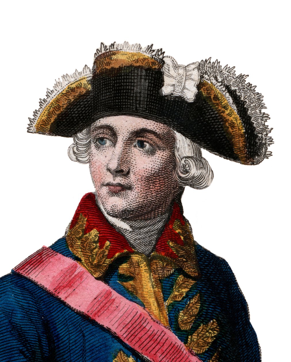 Porträt von Jacques Antoine Hippolyte, Comte de Guibert (1743-1790), französischer General und Militärschriftsteller von French School