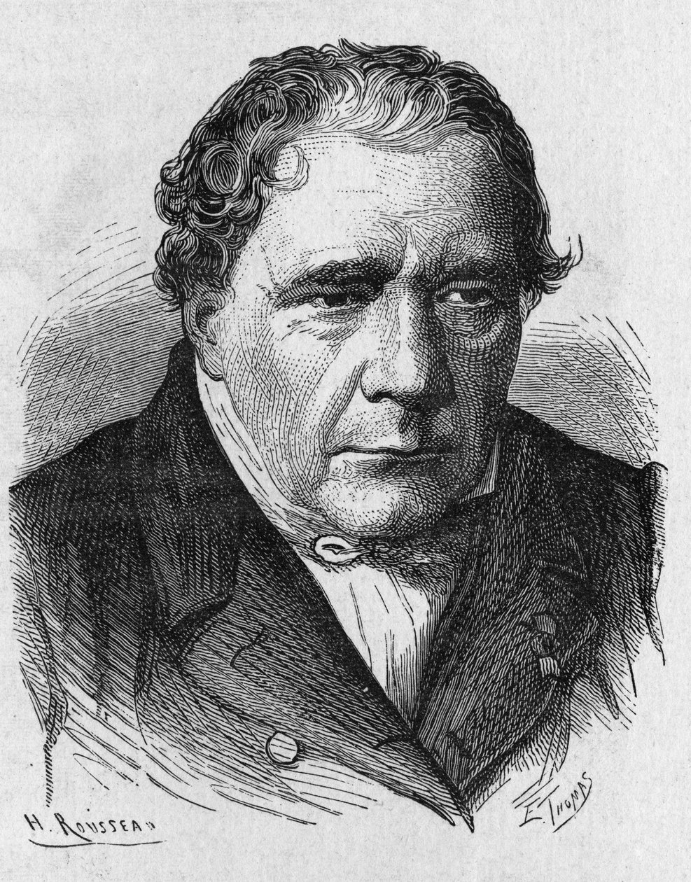 Porträt von Jacques Babinet (1794 - 1872), französischer Physiker und Astronom - in „Album der Wissenschaft; berühmte Wissenschaftler; Große Entdeckungen“ 1896 von French School