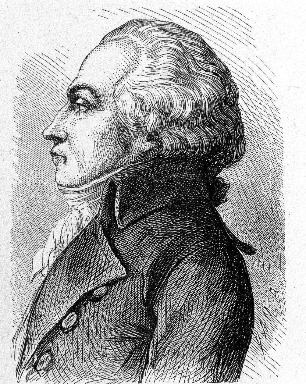 Porträt von Jacques Constantin Perier (1742 - 1818) - im „Album der Wissenschaft; berühmte Gelehrte; Große Entdeckungen“ 1896 von French School