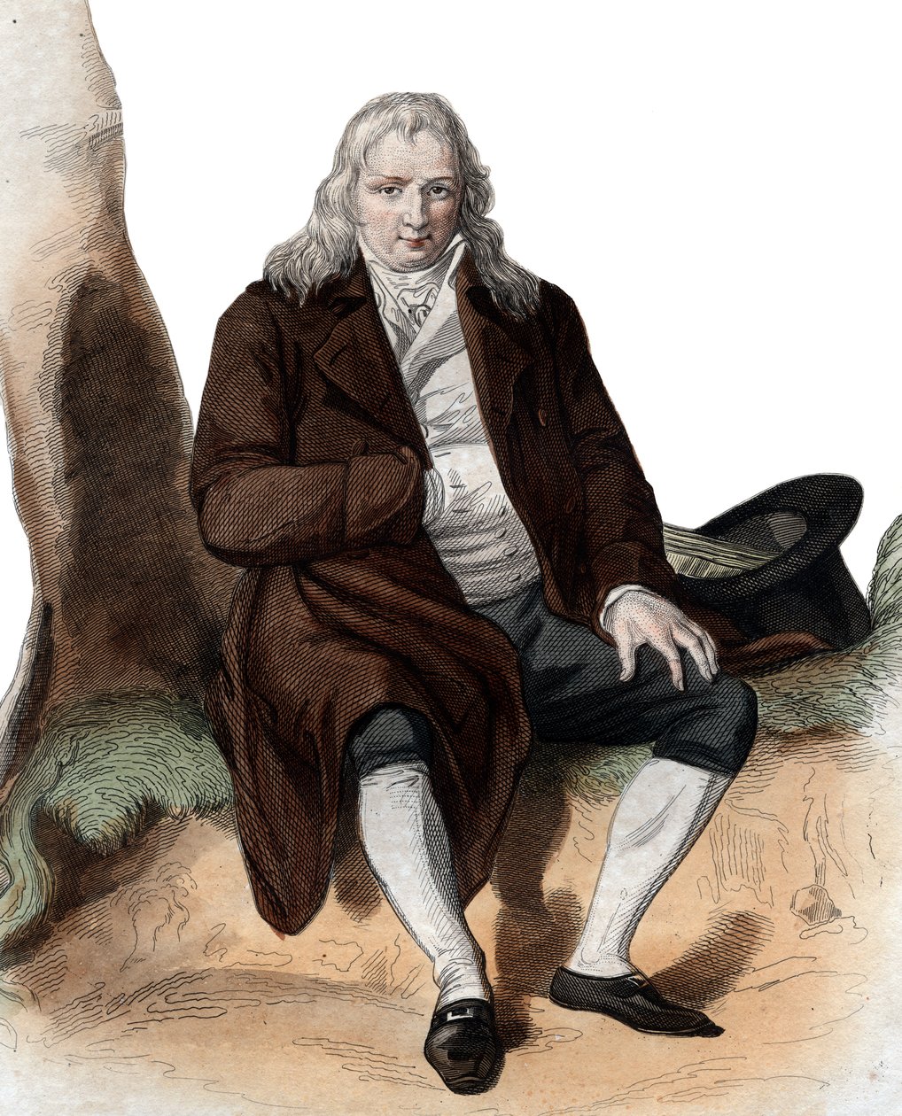 Porträt von Jacques Henri Bernardin de Saint Pierre (1737-1814), französischer Schriftsteller und Botaniker von French School