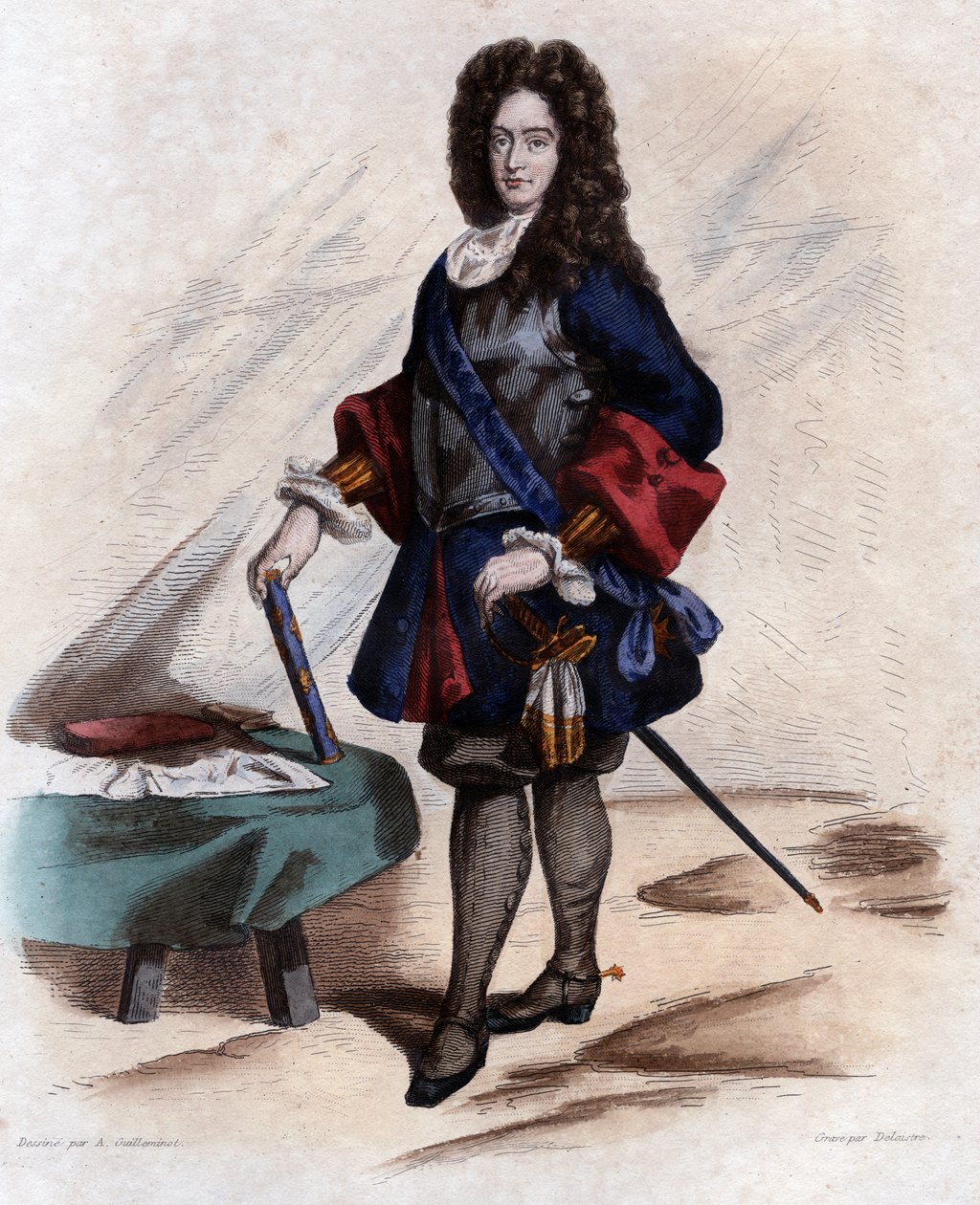 Porträt von James FitzJames, 1. Herzog von Berwick (1670-1734), französischer Militärführer von French School