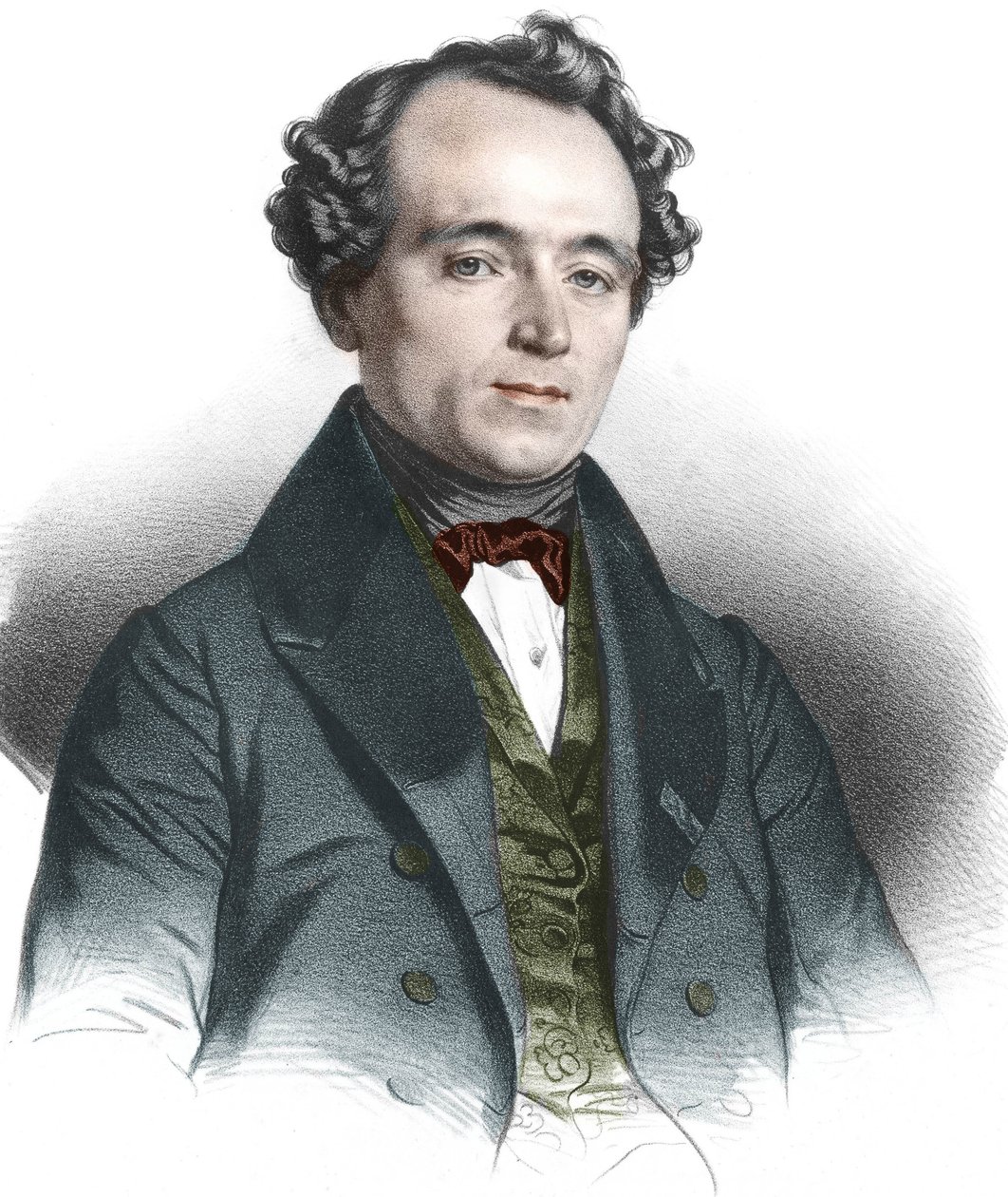 Porträt von Jean Baptiste (Jean-Baptiste) André Dumas (1800-1884), französischer Chemiker. von French School