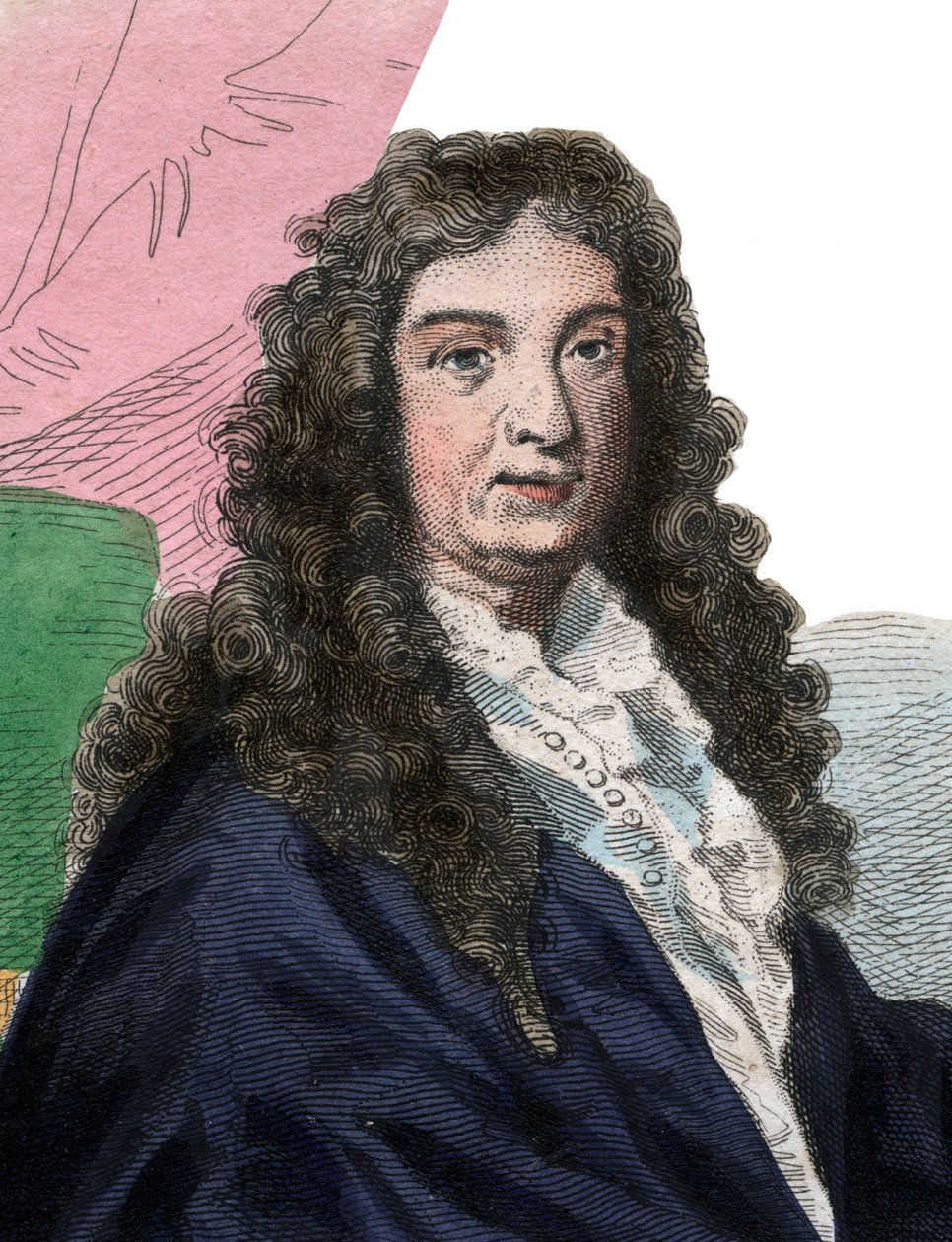 Porträt von Jean Baptiste Lully (1632-1687), französischer Komponist von French School