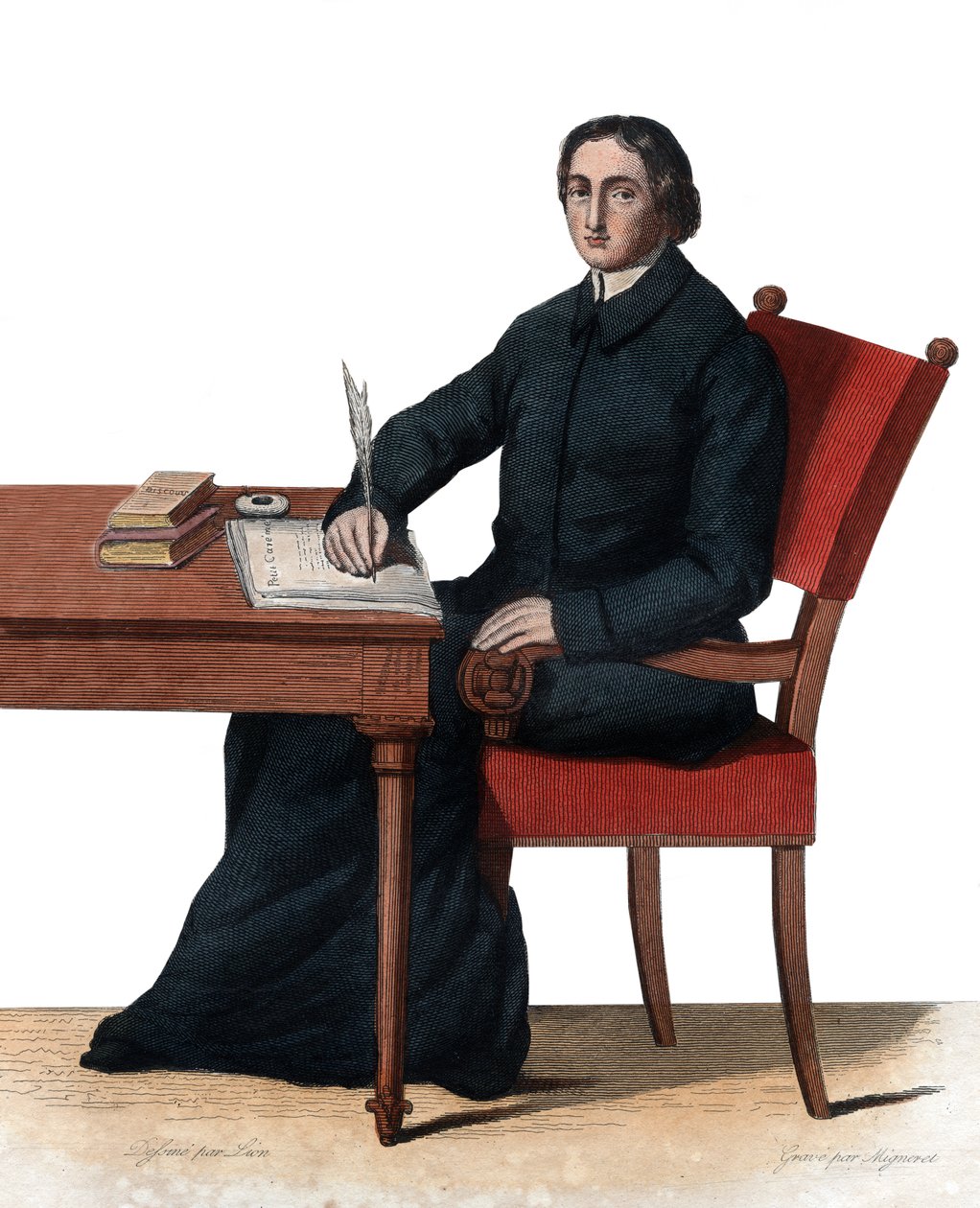 Porträt von Jean Baptiste Massillon (1663-1742), französischer katholischer Bischof und Prediger, Bischof von Clermont von French School