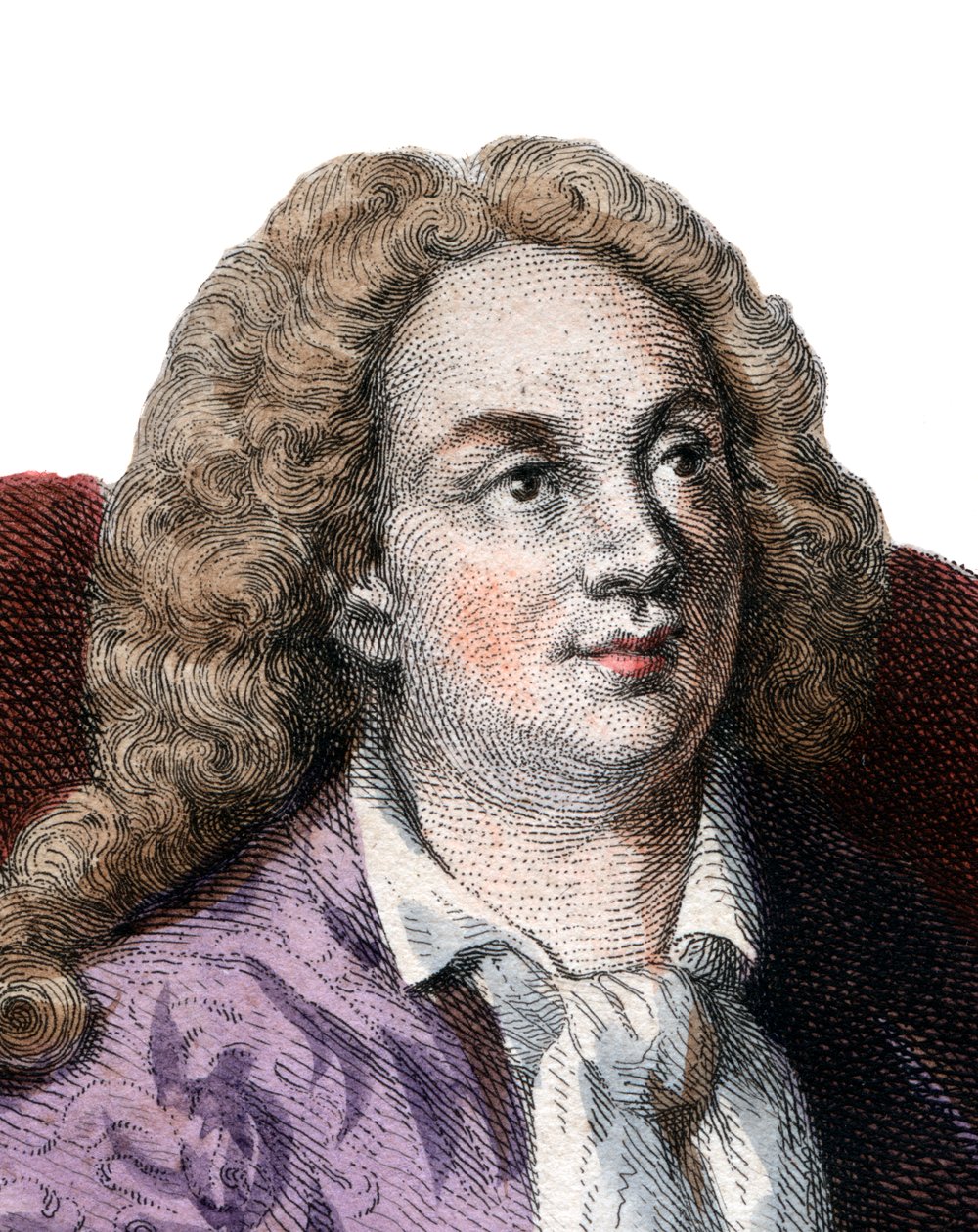 Porträt von Jean Baptiste Rousseau (1670-1741), französischer Dichter von French School