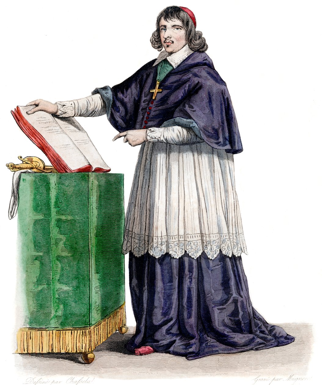 Porträt von Jean Francois Paul de Gondi von French School