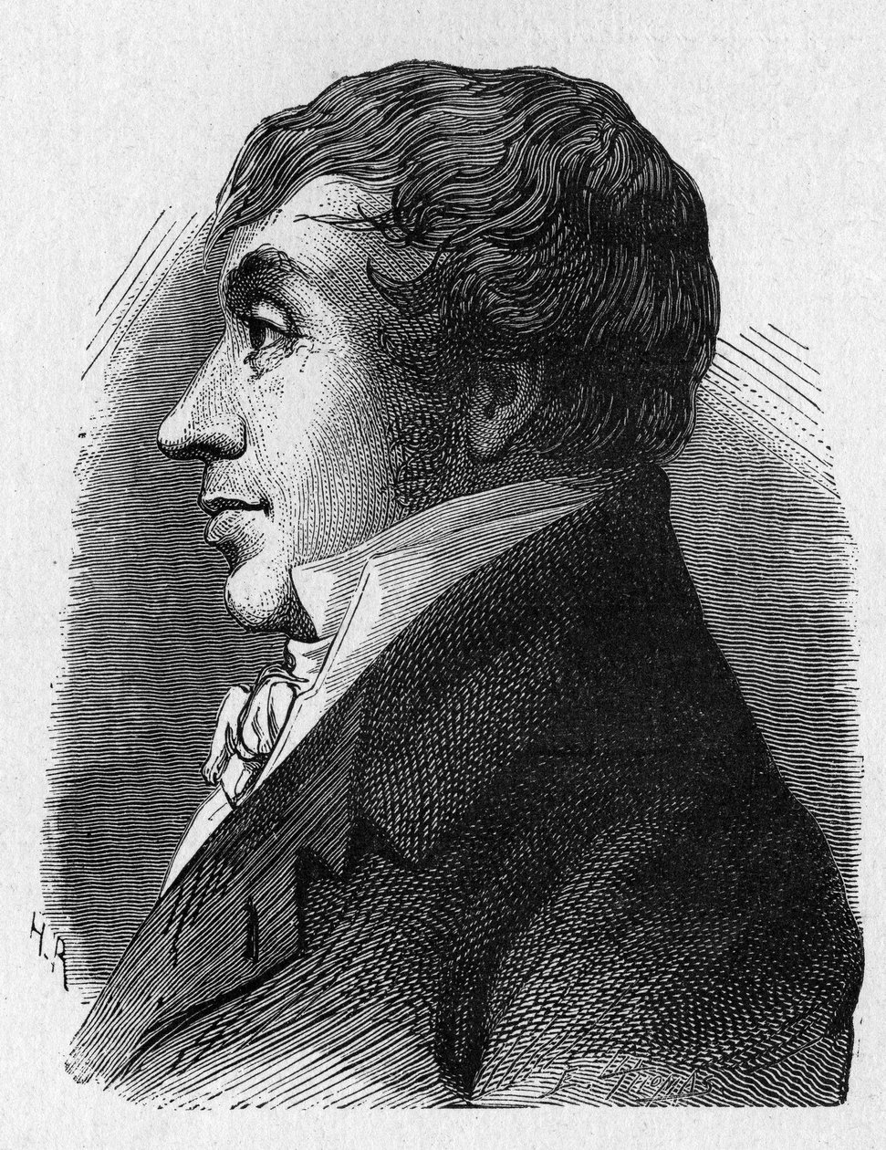 Porträt von Jean Marie Joseph Coutelle (1748-1835), Kommandant der militärischen Aerostaten unter der Republik - in „Album der Wissenschaft; berühmte Wissenschaftler; Große Entdeckungen“ 1896. von French School