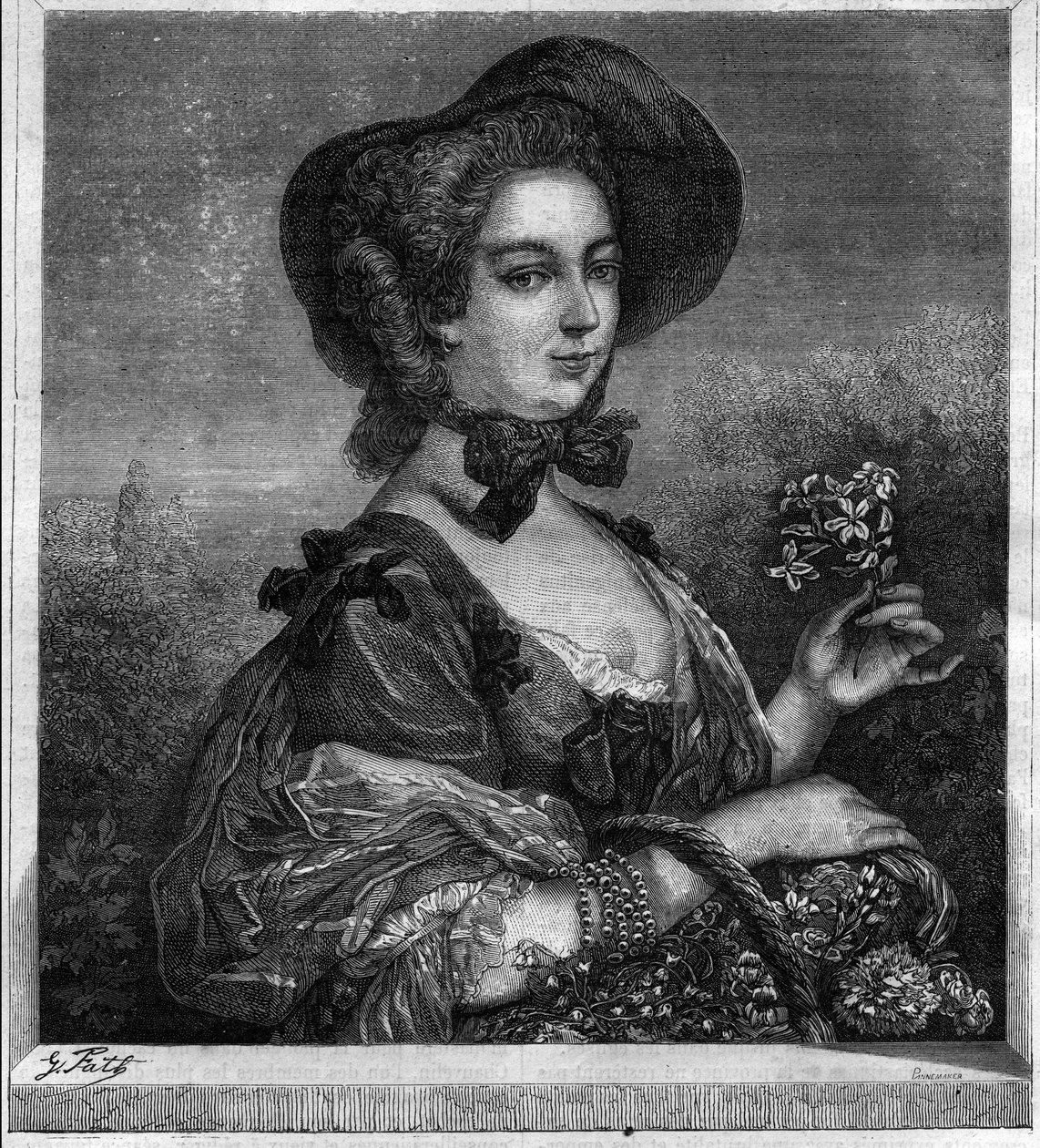 Porträt von Jeanne Antoinette Poisson, Marquise von Pompadour (bekannt als Madame de Pompadour) von French School