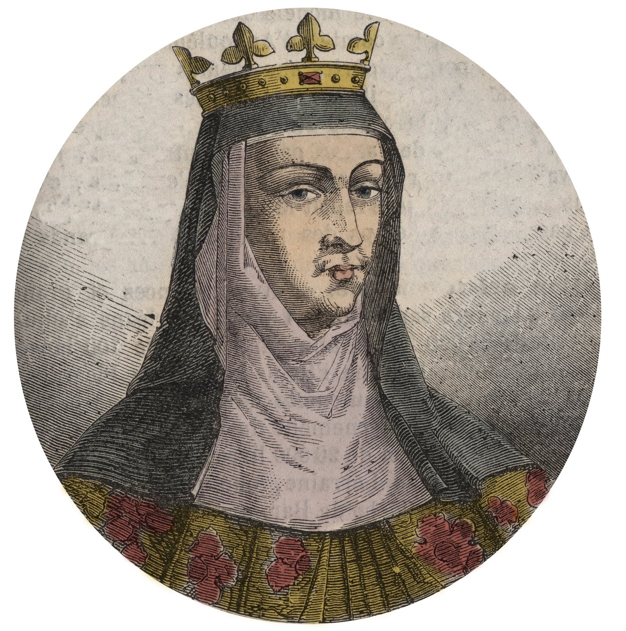 Porträt von Johanna von Frankreich (1464-1505) (oder von Valois) Königin von Frankreich, Ehefrau von Ludwig XII. - Johanna von Frankreich und Valois (1464-1505) von French School