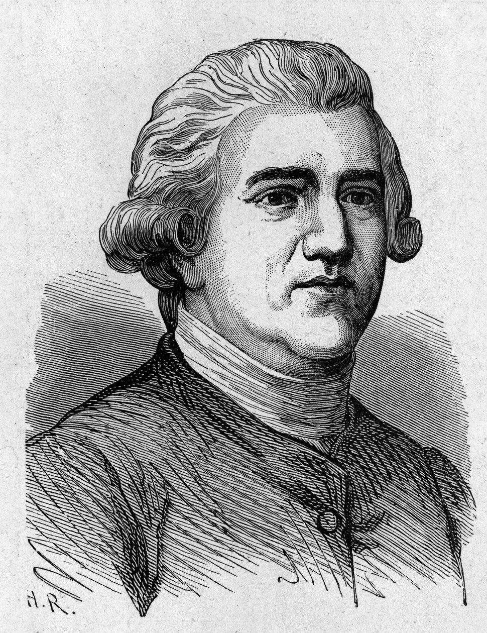Porträt von Josiah Wedgwood (1730 - 1795), britischer Künstler und Industrieller - in „Album der Wissenschaft; berühmte Gelehrte; Große Entdeckungen“ 1896 von French School