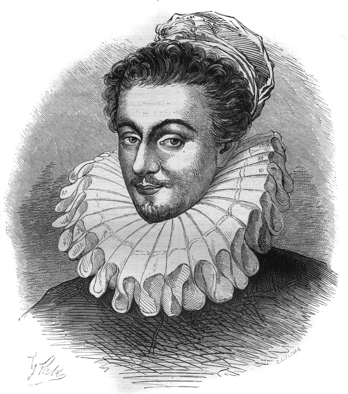 Porträt von Ritter Carre, Botschafter Englands bei Sixtus V (Felice Peretti) von French School