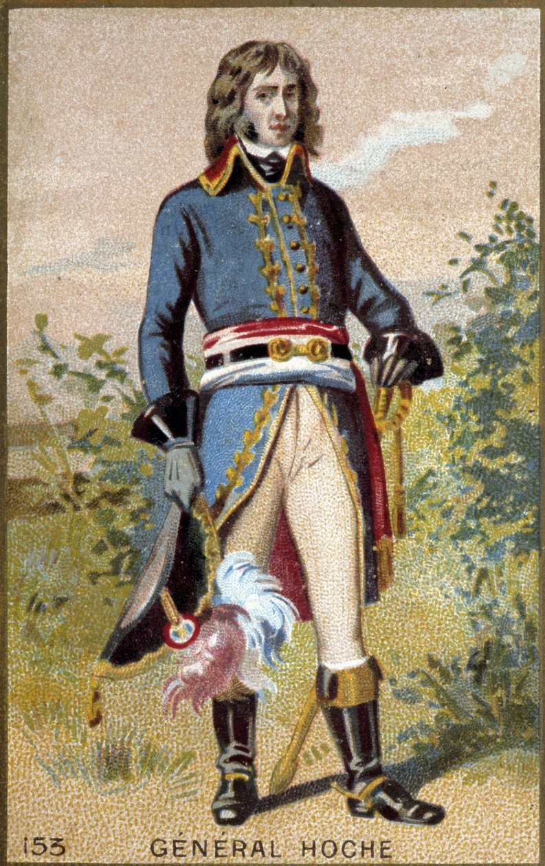 Porträt von Lazare Louis Hoche (1768-1797), französischer General. von French School