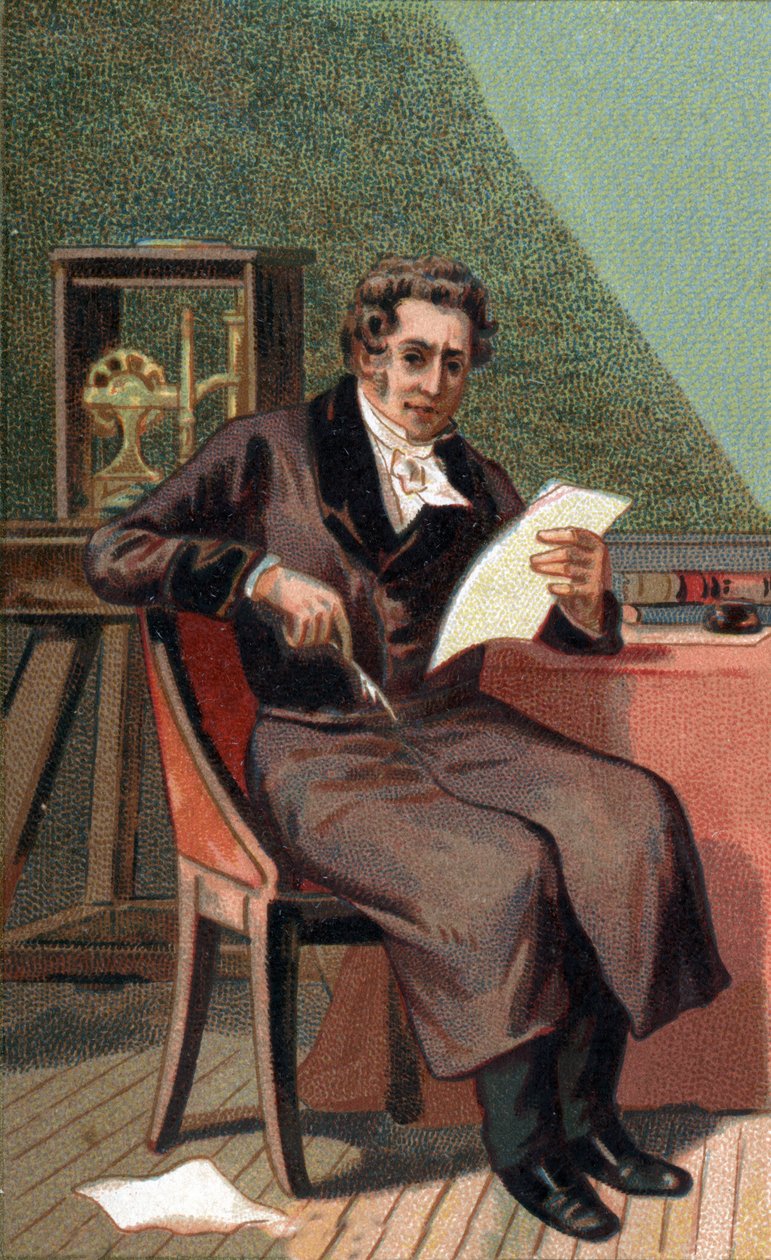 Porträt von Louis Jacques Thénard (1777-1857), französischer Chemiker. von French School