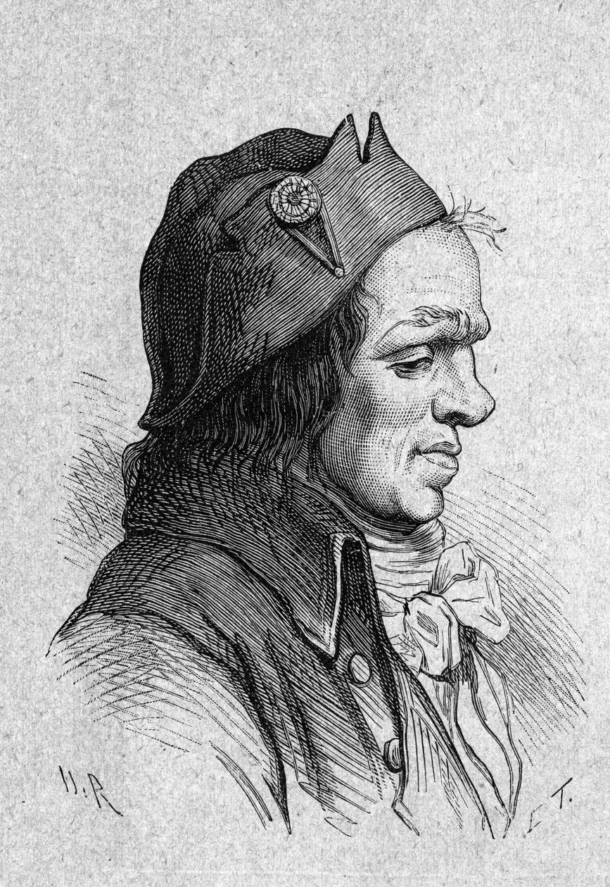 Porträt von Louis Jean Joseph Leonard Bourdon de La Crosnière (1754-1807), gewählter Abgeordneter des Loiret zur Konvention und Hauptdirektor der Militärkrankenhäuser. von French School