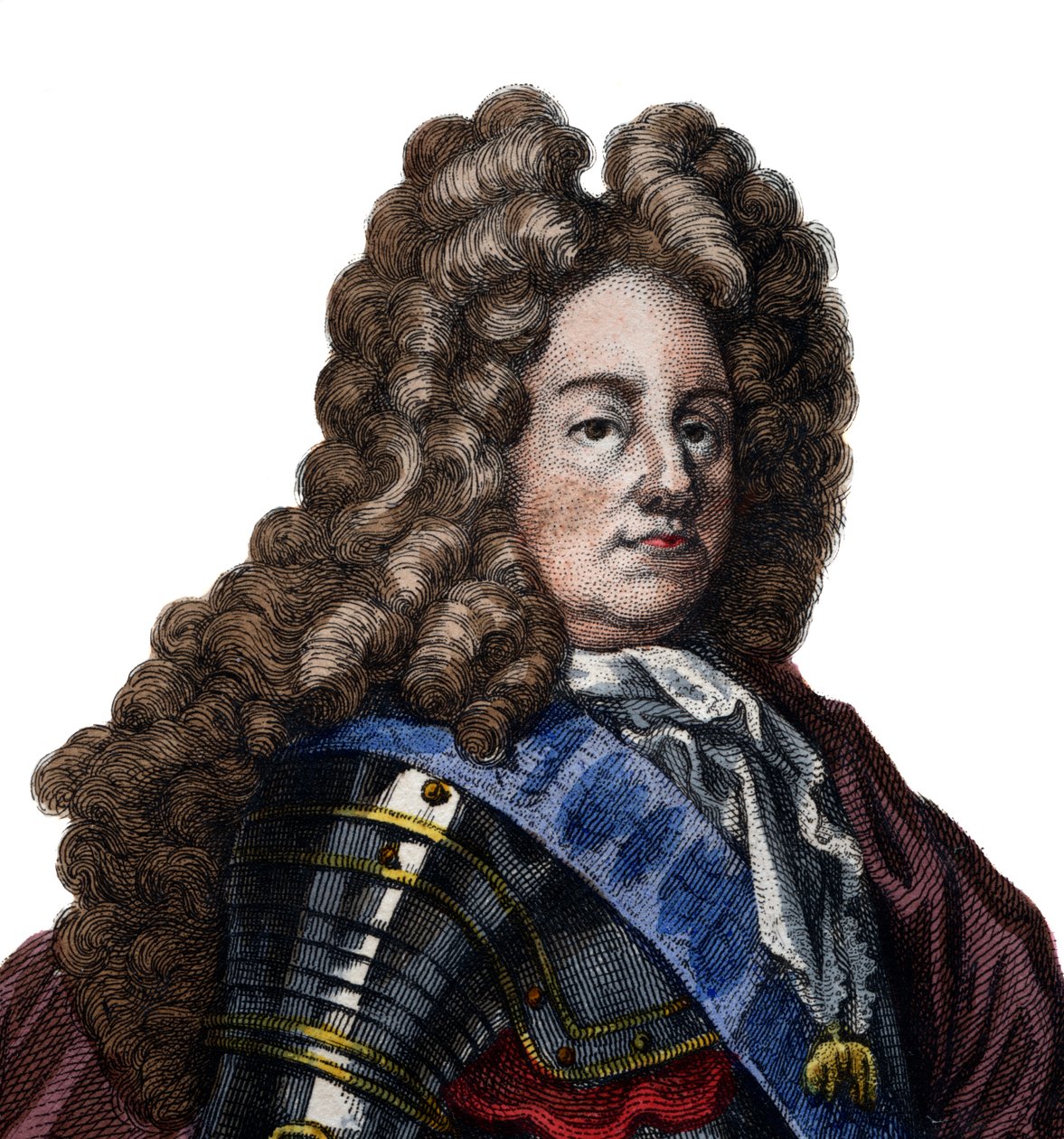 Porträt von Louis Joseph de Bourbon, Herzog von Vendome (1645-1712), französischer Militärkommandant und Marschall von Frankreich von French School
