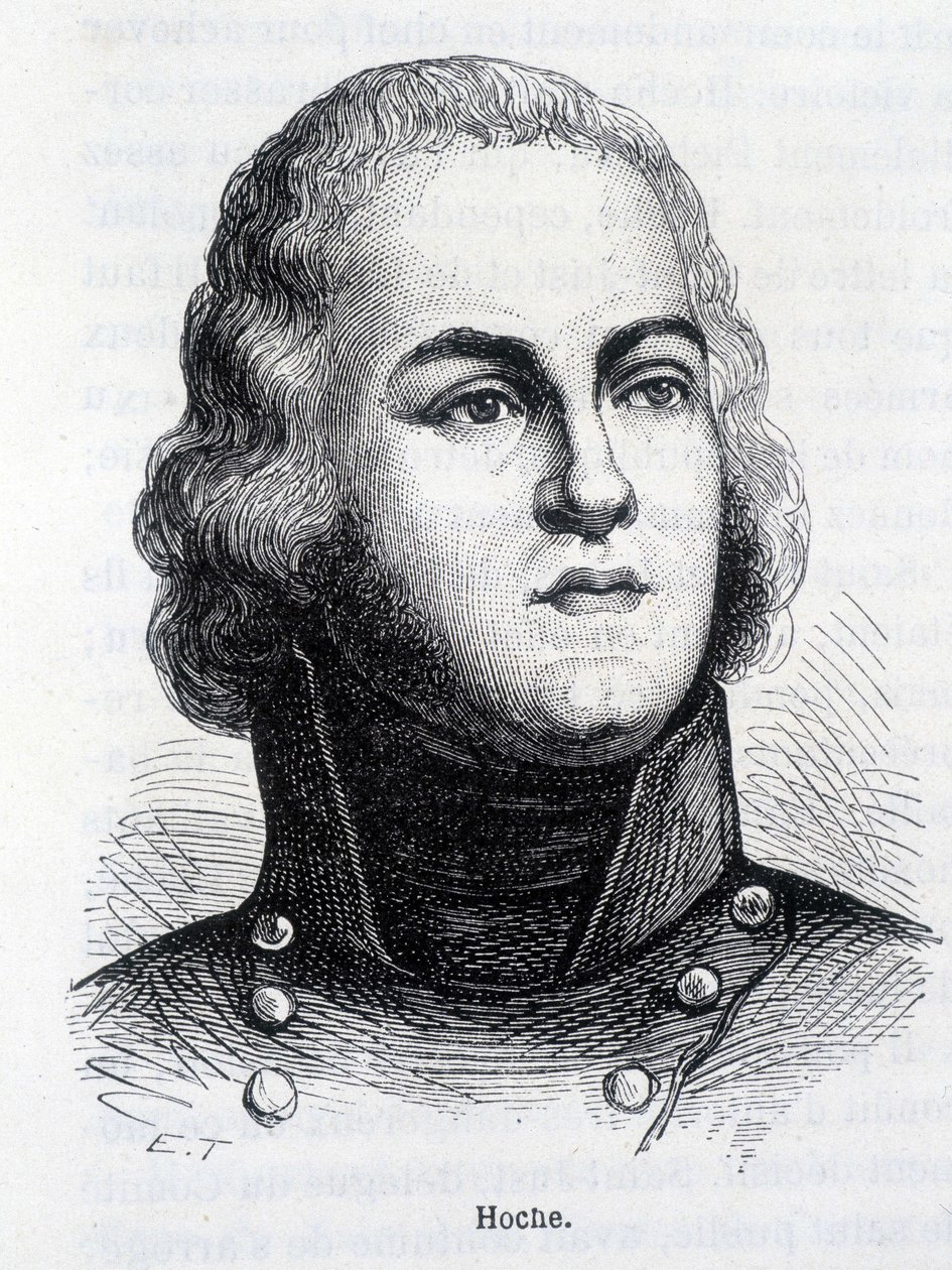 Porträt von Louis Lazare Hoche (1768-1797), französischer General - in „L
